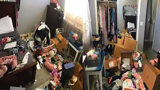 CLEANING MY MESSY ROOM TIMELAPSE!!! (No Talking) SATISFYING