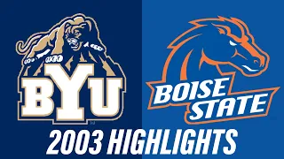 Boise State vs BYU 2003 Highlights