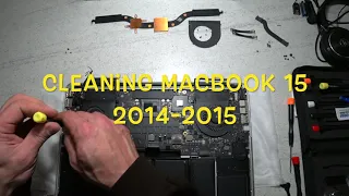 Fixing my filthy overheating MacBook Pro 15 2014-2015. Чистка от пыли с заменой термопасты A1398