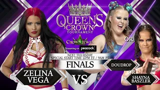 Zelina Vega vs. Carmella Semifinals Of The Queens Crown Tournament - Full Match. SD Oct,15,2021