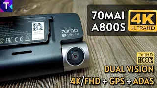 70MAI A800S 4K Dual Channel Dashcam | Unboxing, Features & Video Sample REVIEW | TravelTECH