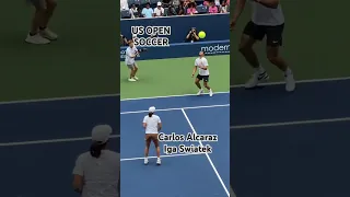 Carlos Alcaraz and Iga Swiatek - US Open Kids Day