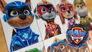 Drawing PAW Patrol: The Mighty Movie | The Mighty Pups [Part 2]