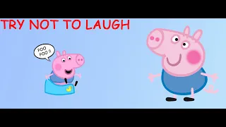 Peppa Pig try not to laugh 96.69% laugh