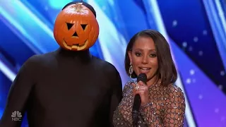 Dancing Pumpkin Man Slays The Stage | Week 3 | America's Got Talent 2017