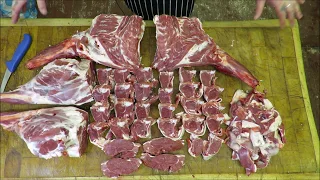 Basic Cuts Of Lamb . In Real Time. #SRP #Lamb