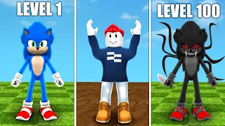 Ich rette LEVEL 100 EVIL SONIC in Roblox