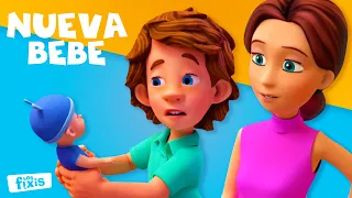 El nuevo bebé 👶 | Los Fixis | Dibujos animados para niños