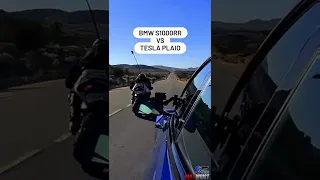 Tesla Plaid vs Bmw S1000rr