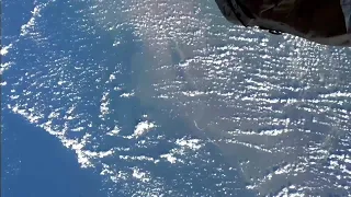 Video shows New Orleans from space this morning