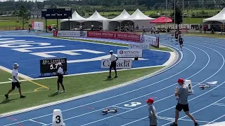 Canadian track& field championship (Vancouver 2023) gold for Justin Rose /400 m hurdles  51.38sec