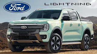 FORD RANGER LIGHTNING - full electric midsize pickup truck imagined