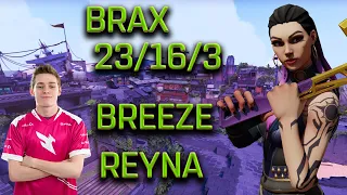 T1 BRAX - REYNA - BREEZE - (23/16/3) - VALORANT POV