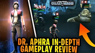 Dr. Aphra vs EVERY Galactic Legend! | Darth Vader is BACK! | Dr. Aphra Gameplay Review | SWGoH