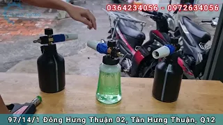 Bình Phun Tạo Bọt Cho Máy Rửa Xe