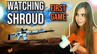 DanucD Reacts to Shrouds first PUBG Game