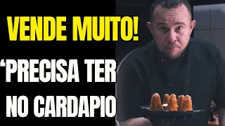 ENTRADA PARA HAMBURGUERIA(coxinha sem massa)