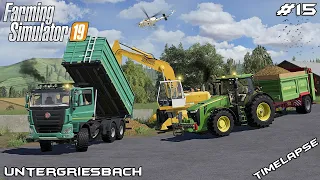 Covering silage and spreading manure | Animals on Untergriesbach | Farming Simulator 19 | Episode 15