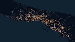 Istanbul Bus Traffic Visualization with KeplerGL