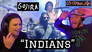 Gojira - Indians “Live” (Reaction) This Was Ridiculous! #gojira #d_music_life