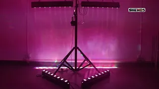 LED Beam 8x12W RGBW SHEHDS Stage Lighting DJ Disco