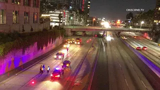 Freeway Crash Leaves Pedestrian Dead In Los Angeles