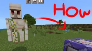 How to make a baby Golem using command/bedrock edition 1.18+