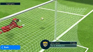 PES 2019 WHAT A GOAL BY RONALDO OMG😷😷
