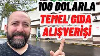 100 Dolarla Amerika Market Alışverişi #1 | Amerikada Market Fiyatları