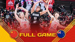 China v New Zealand | Full Basketball Game | FIBA Women's Olympic Qualifying Tournament China 2024
