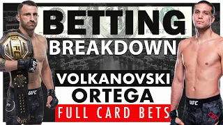 BEST BETS : UFC 266: Volkanovski vs. Ortega FULL Betting Guide