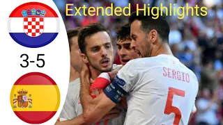Croatia vs Spain extended highlights