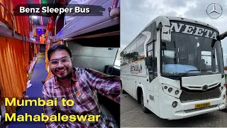 Mumbai to Mahabaleswar LUXURY SLEEPER Bus | Mahabaleswar Tour | INDIA'S BEST HOSTEL TOUR!!