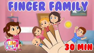 The Finger Family Song | Daddy Finger Song |30 Min Non-Stop |Nursery Rhymes & Kids Songs|Bumcheek TV