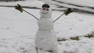 FATAL SNOWMAN ATTACK - CAUGHT ON TAPE