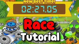 BTD6 Race Tutorial || No Ace Micro + Written Guide (A New Year, a New Time to Race!)