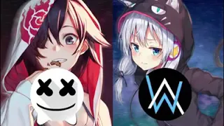 🎶Nightcore🎶" Alan Walker vs Marshmello " ( best songs ) - ( compilation )