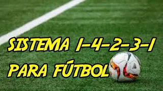 Sistema 1-4-2-3-1 para fútbol