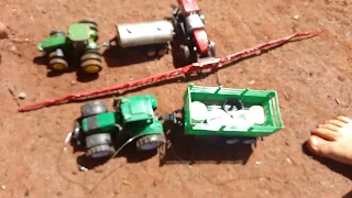 primeiro vídeo de pulverização do caseih miniatura