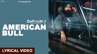 American Bull | Tarsem Jassar | Wazir Patar | DEFCON.1 | Punjabi Songs 2022 | Vehli Janta