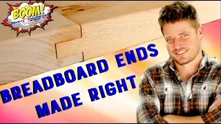 Breadboard Ends // Made the Right Way // Tongue and Groove Joint