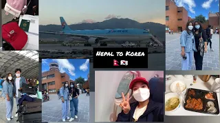 Nepal to Korea trip 🇳🇵🇰🇷//15-08-2022//EPS Nepali