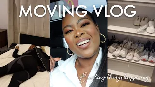 MOVING VLOG: My dream apartment, Moving Day, Unpacking, House updates