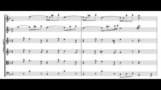 Largo, ma non tanto (BWV 1043 - J.S. Bach) Score Animation