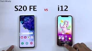 SAMSUNG S20 FE vs iPhone 12 - Speed Test