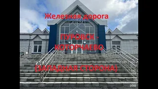 Железная дорога Пуровск - Сывдарма - Коротчаево (вид из окна поезда, западная сторона) (СВЖД)