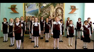 Хор учащихся 3-5 классов - "Песня юных защитников Отечества"