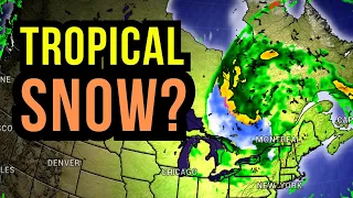 Tropical Storm Philippe brings Snow...