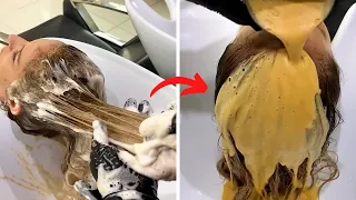 Incredible blonde balayage hair transformation!