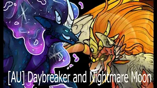 MLP Speedpaint - Daybreaker and Nightmare Moon [AU]